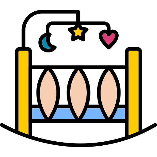 어린이 침대 무료 아이콘