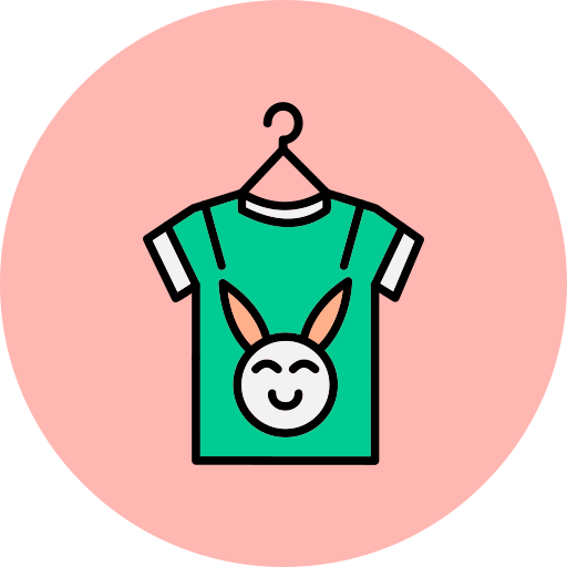 ropa de bebé icono gratis