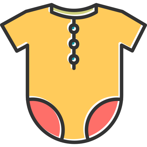 Baby outfit Generic Color Omission icon