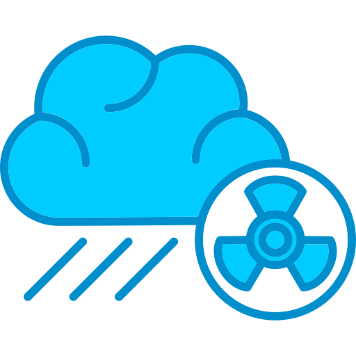 Acid Rain Generic Blue Icon