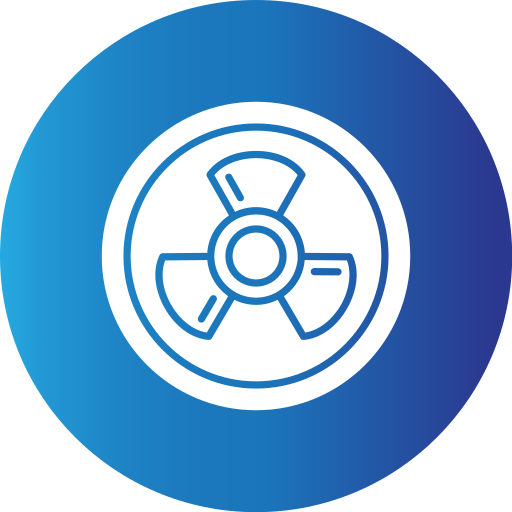 Radiation free icon