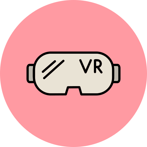 gafas de realidad virtual icono gratis