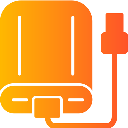 disco duro externo icono gratis