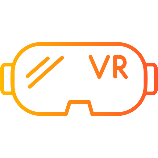 gafas de realidad virtual icono gratis