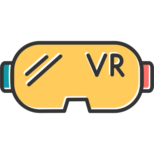 gafas de realidad virtual icono gratis