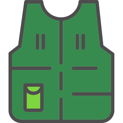 Vest Generic Outline Color icon