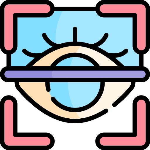 escáner ocular icono gratis