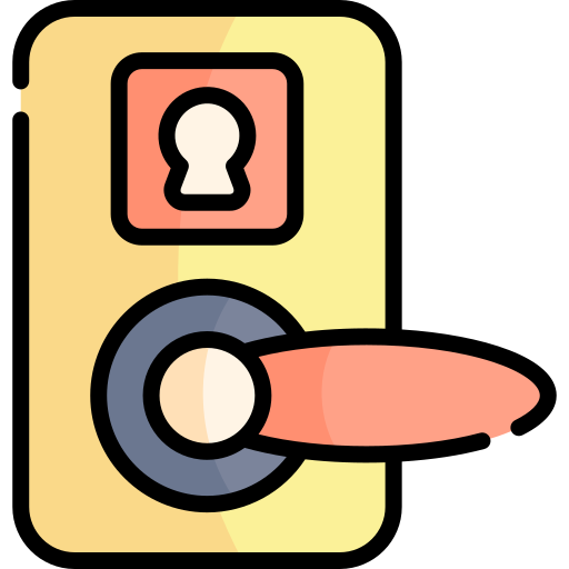 cerradura de la puerta icono gratis