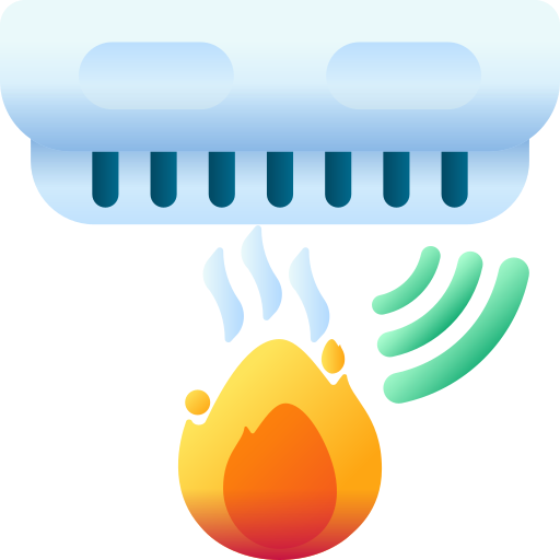 detector de humo icono gratis