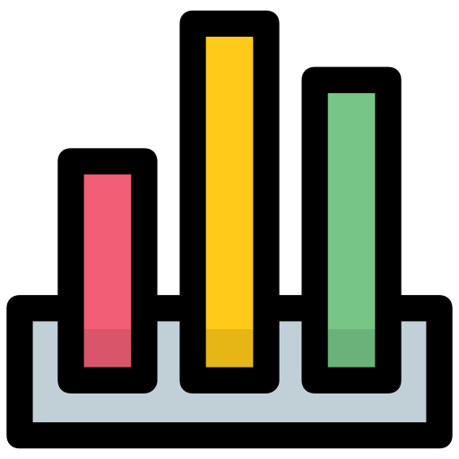 Bar graph Generic Outline Color icon