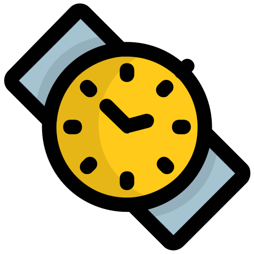 reloj de pulsera icono gratis