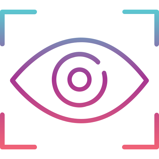 visión icono gratis