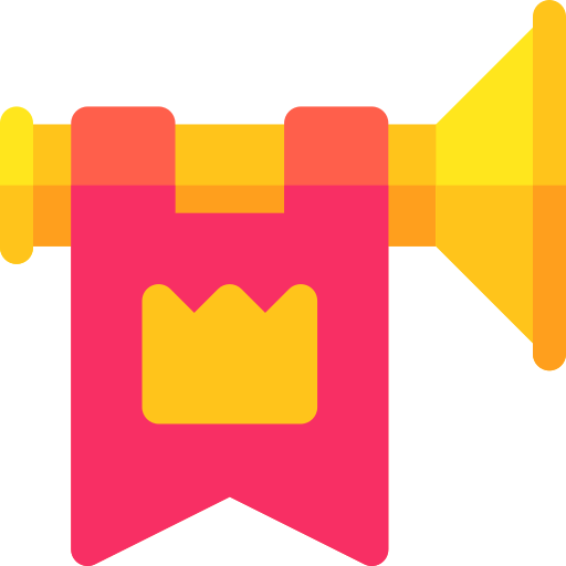 trompeta icono gratis