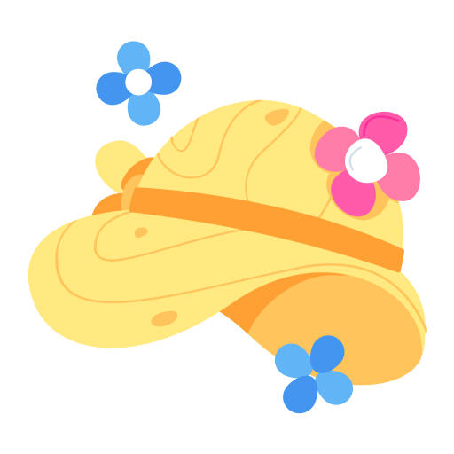 sombrero pamela gratis sticker