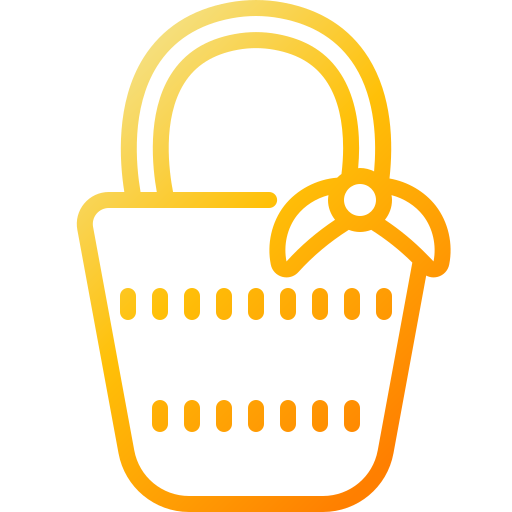 bolsa de playa icono gratis