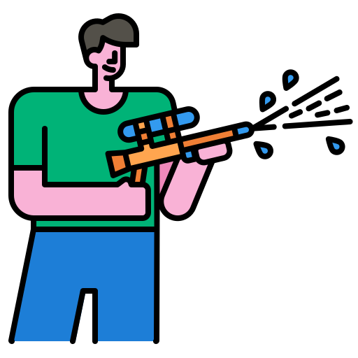 pistola de agua icono gratis