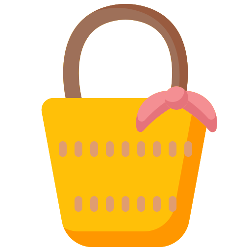 bolsa de playa icono gratis