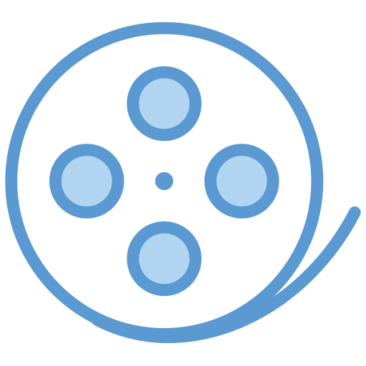 rollo de película icono gratis