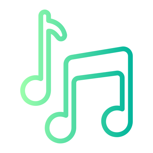 Musical note Generic Gradient icon