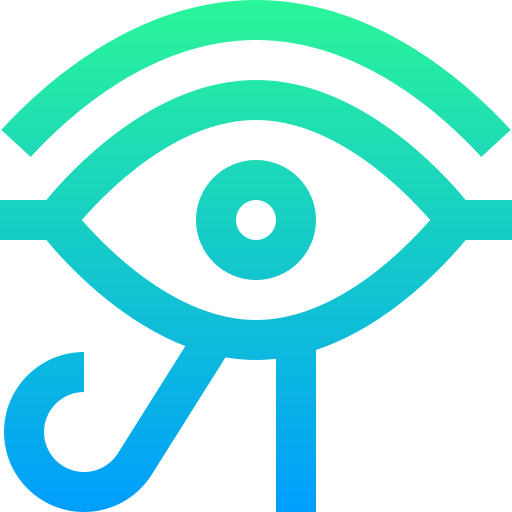 ojo de horus icono gratis