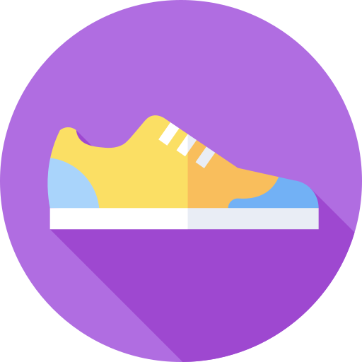 zapatos para correr icono gratis