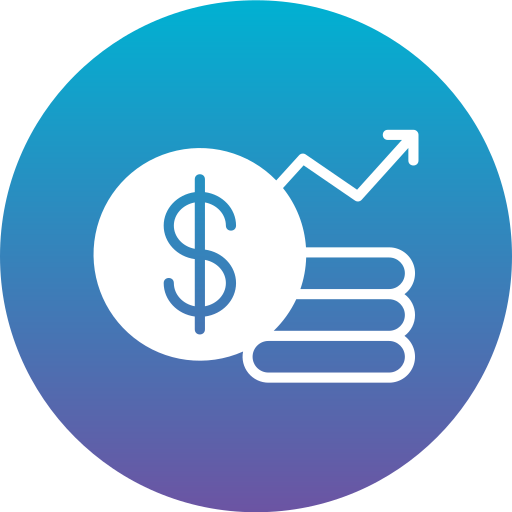 Money growth Generic Flat Gradient icon