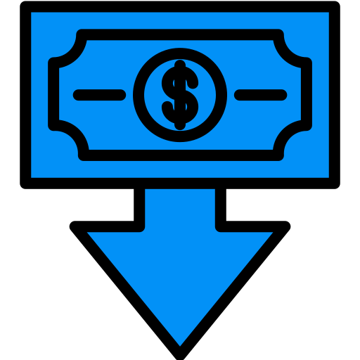 Потеря денег бесплатно иконка