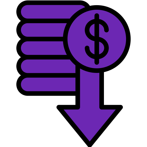 Потеря денег бесплатно иконка