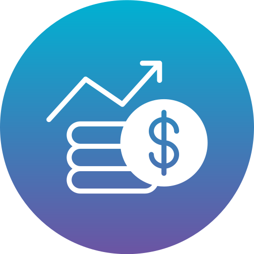 Money growth Generic Flat Gradient icon