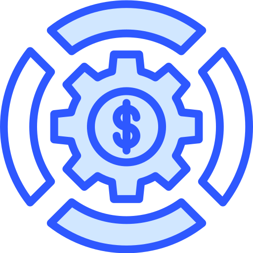 Revenue Generic Blue Icon 