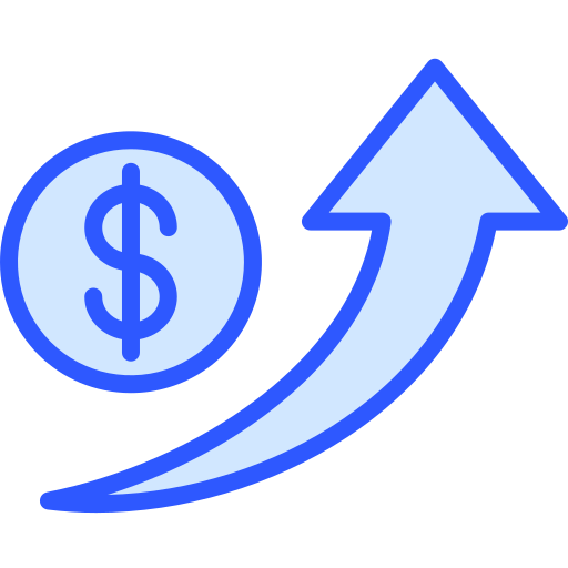 Revenue Generic Blue icon