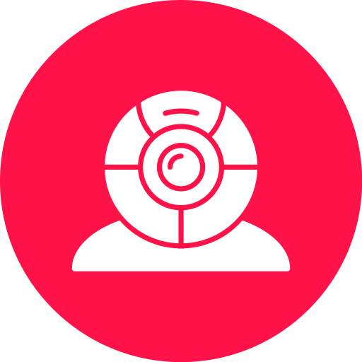 cámara web icono gratis