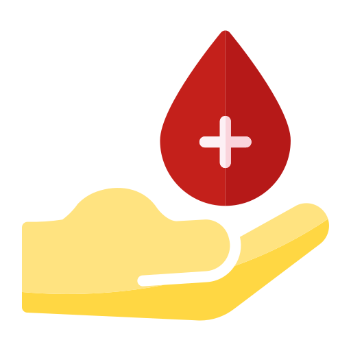 donación de sangre icono gratis