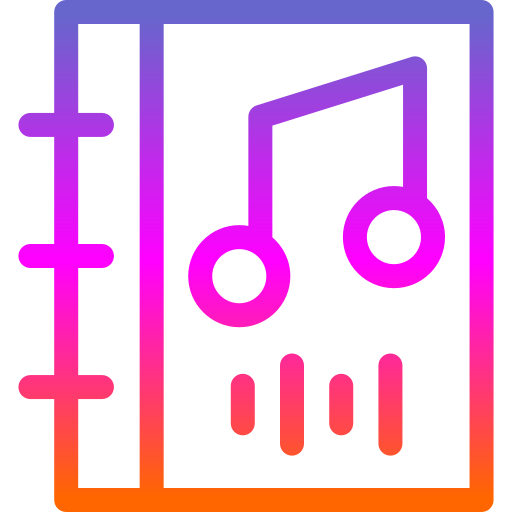 Audio book Generic Gradient icon