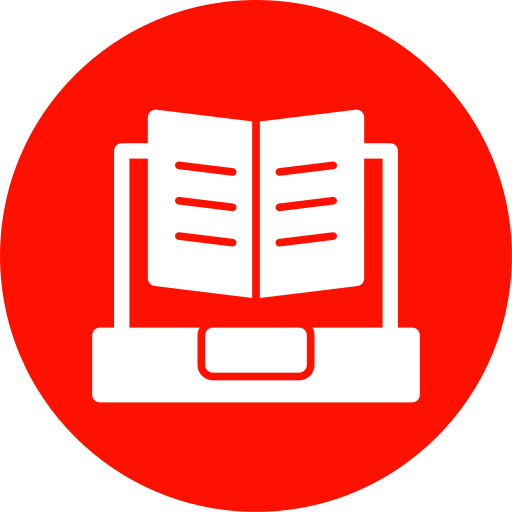 aprendizaje electrónico icono gratis