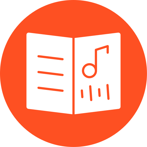 educación musical icono gratis