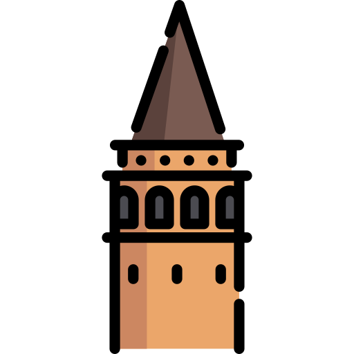 torre de galata icono gratis