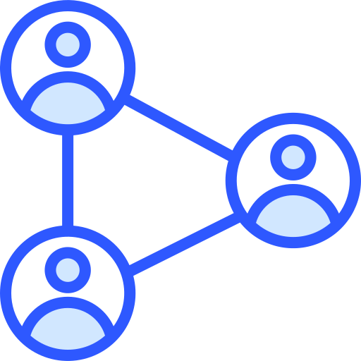 Stakeholder Generic Blue icon