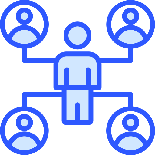 Stakeholder Generic Blue icon