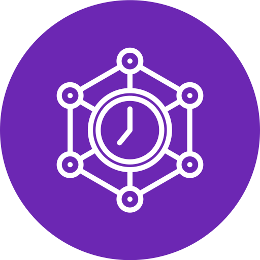 gestión del tiempo icono gratis