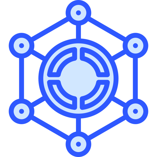 Pie chart Generic Blue icon