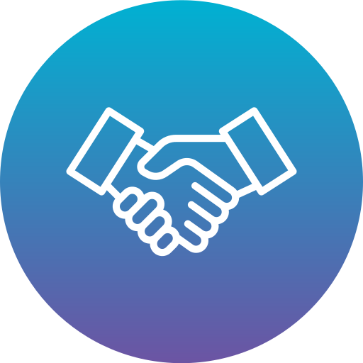 Handshake Generic Flat Gradient icon