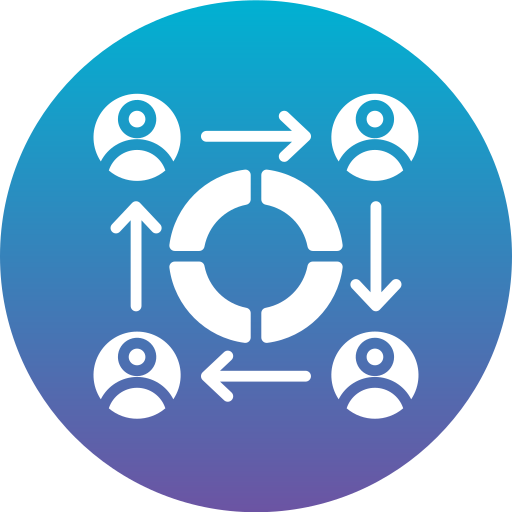 Interpersonal Generic Flat Gradient icon