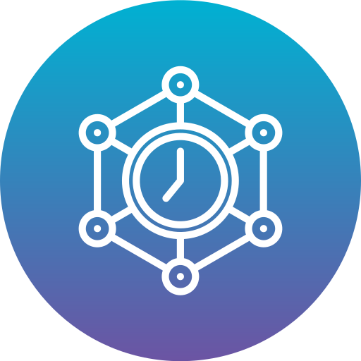 gestión del tiempo icono gratis