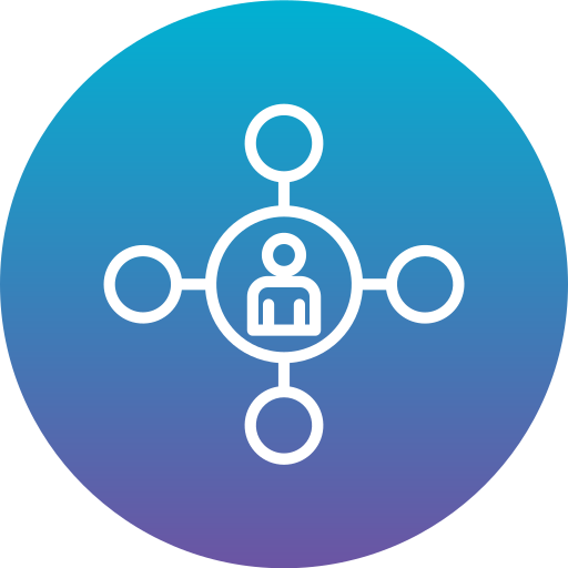 Network Generic Flat Gradient icon