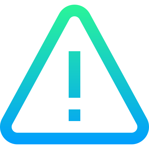 Warning free icon Warning free icon