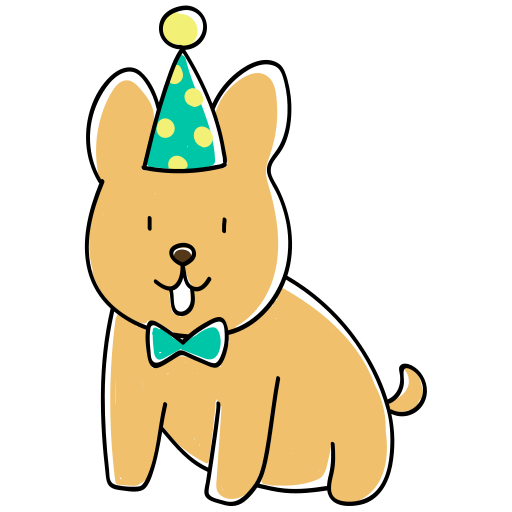 cão grátis figurinha