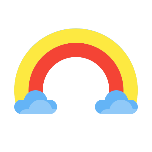arcoíris icono gratis
