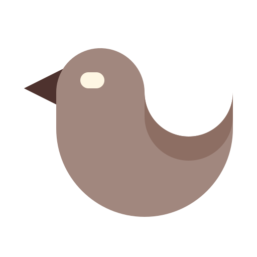 pájaro icono gratis