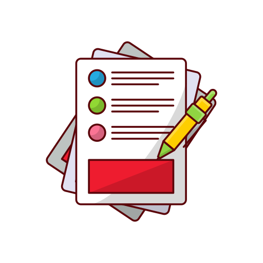 Pen and paper free icon